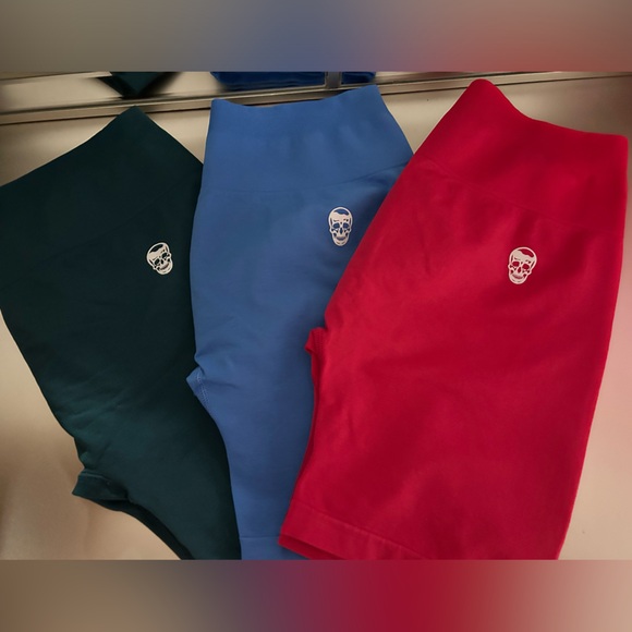 GYMREAPER 3SET Seamless Shorts XL - Picture 3 of 3